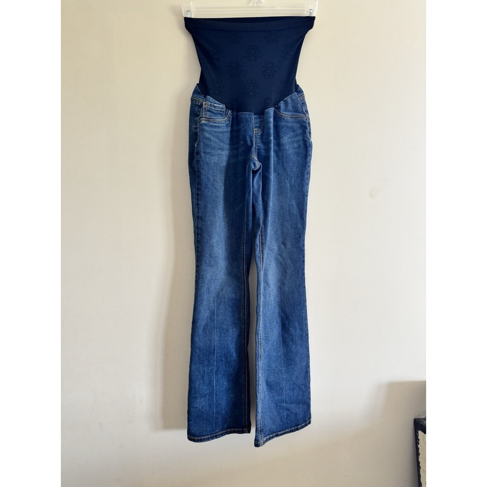 Jessica Simpson Maternity Jeans Size Medium Flare Bootcut Baby